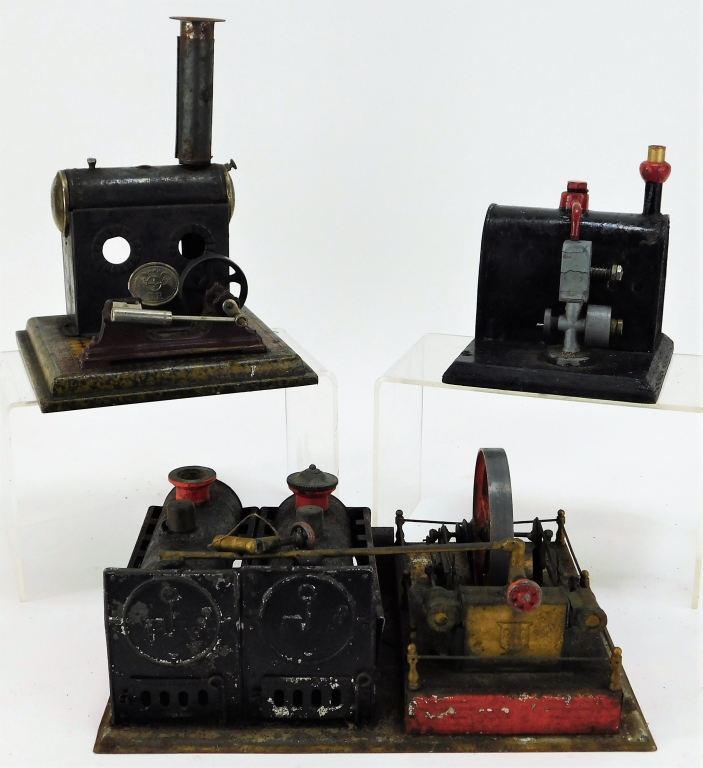 3PC ASSORTED ANTIQUE MODEL STEAM