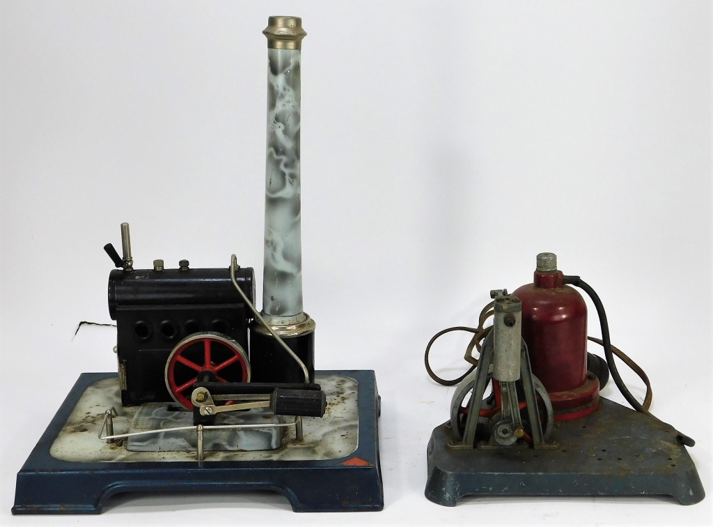 2PC AMERICAN AND FRENCH STEAM ENGINES 29b38c