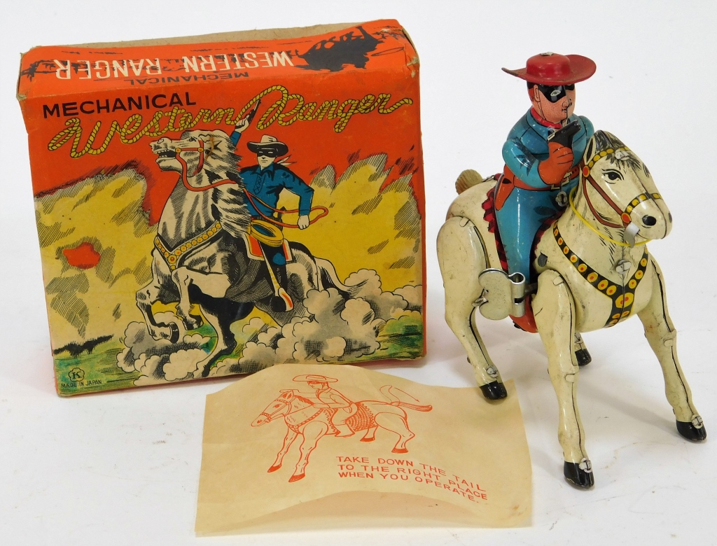 KOKYU WESTERN RANGER TIN TOY WITH ORIGINAL