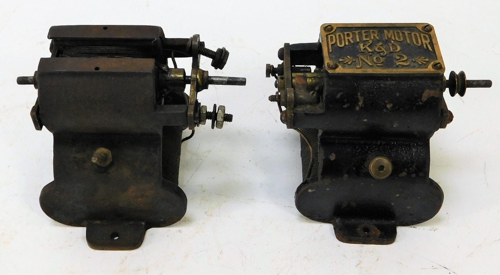 2 PORTER MOTOR MINIATURE TOY MOTORS