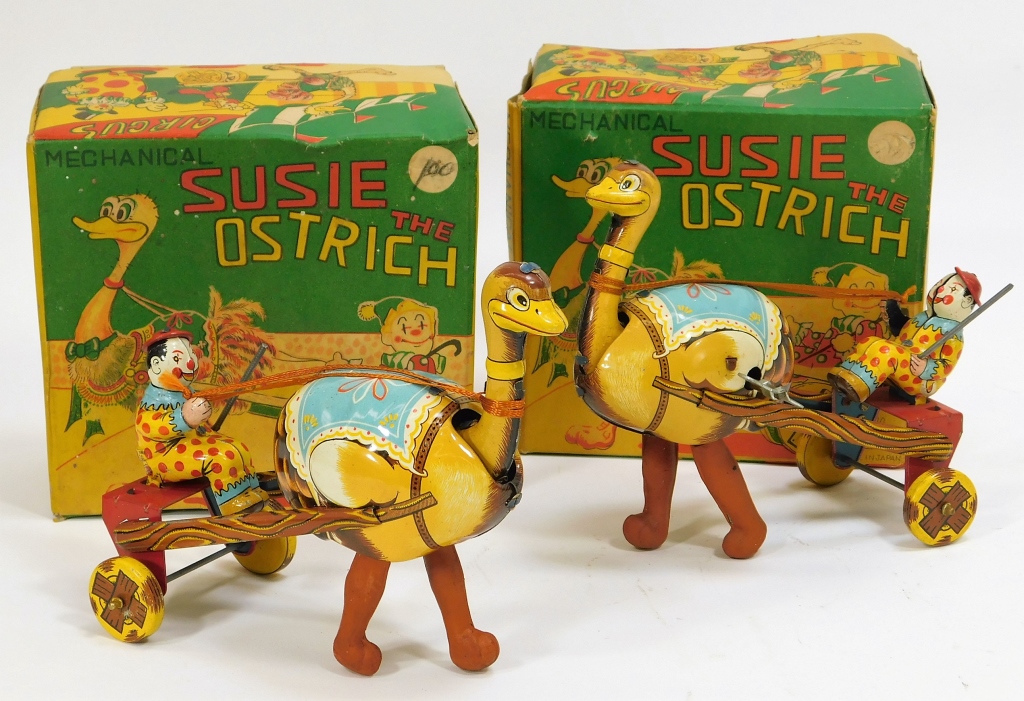 PR SUSIE THE OSTRICH TIN TOY WITH 29b3da