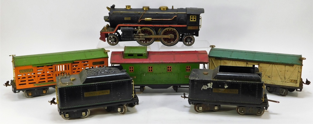 6 LIONEL STANDARD 390E ENGINE TRAIN