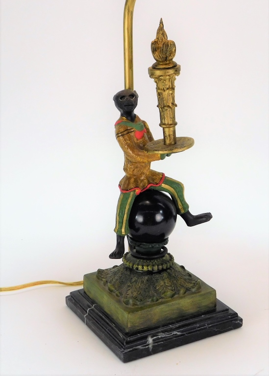 VIENNESE BRONZE MONKEY JESTER TABLE 29b438