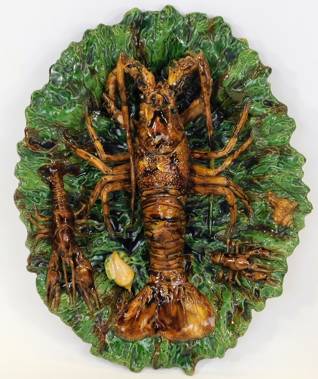 PORTUGUESE MAJOLICA PALLISY LOBSTER