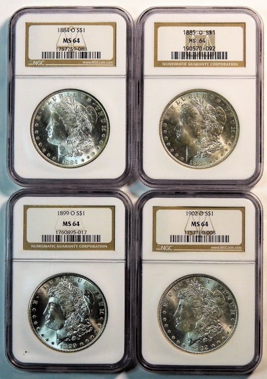 4PC UNITED STATES MORGAN SILVER 29b4f2