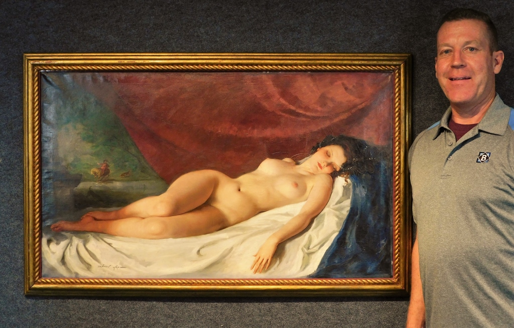 MARIA SZANTHO RECLINING NUDE PORTRAIT 29b569