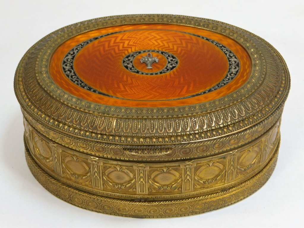 19C AUSTRIAN VIENNESE ENAMELED BRONZE