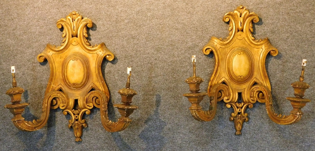 PR EUROPEAN CARVED GILT WOOD CARTOUCHE 29b5dd