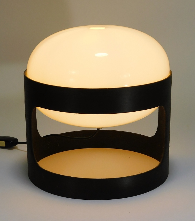 BLACK KD27 TABLE LAMP BY JOE COLOMBO