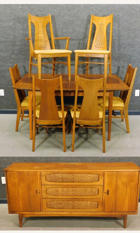 8PC LIBERTY CHAIR COMPANY MCM DINING 29b61f