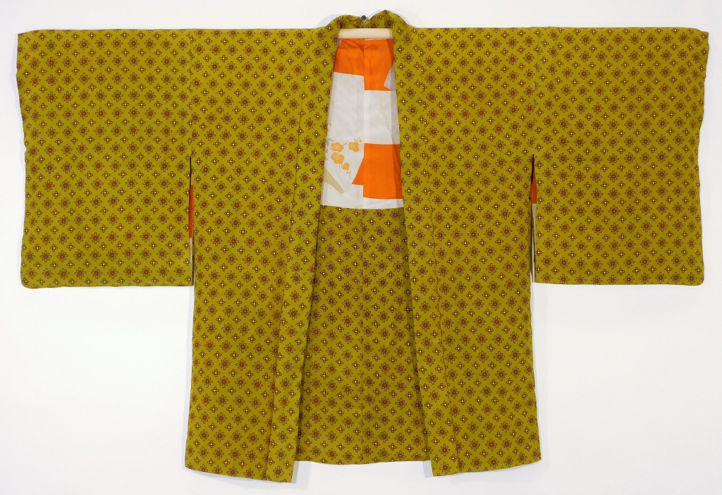 JAPANESE YELLOW FLOWERS HAORI JACKET