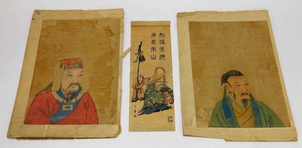 3 JAPANESE PORTRAIT WOODBLOCK PRINTS