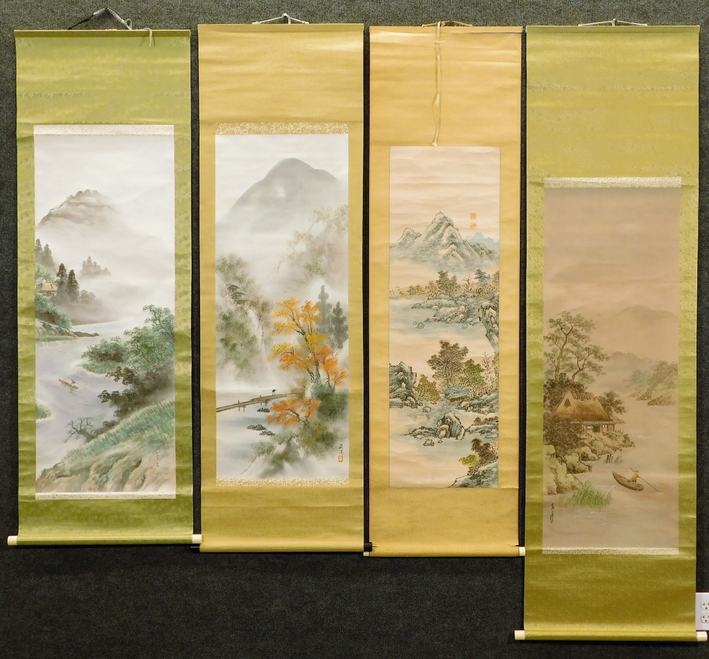 4 JAPANESE LANDSCAPE HANGING WALL 29b6c4