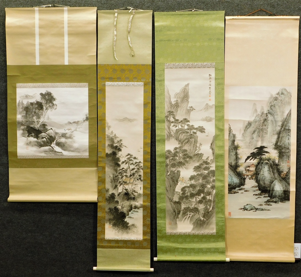 4 JAPANESE LANDSCAPE HANGING WALL 29b6c8