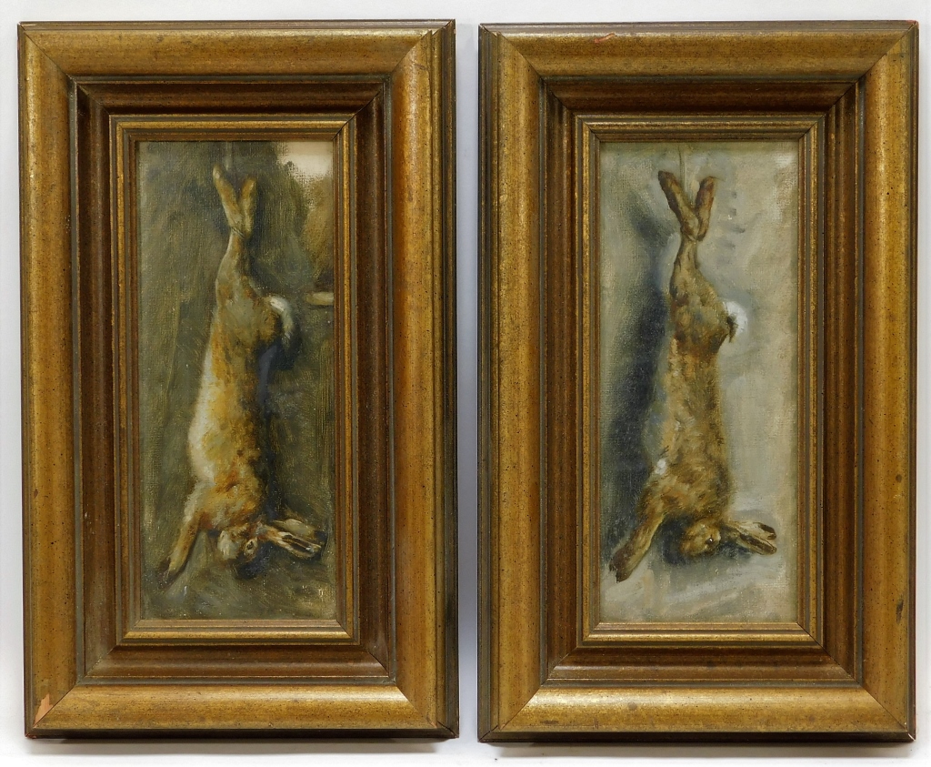 PR RABBIT GAME HUNTING TROPHY PAINTINGS 29b6ff