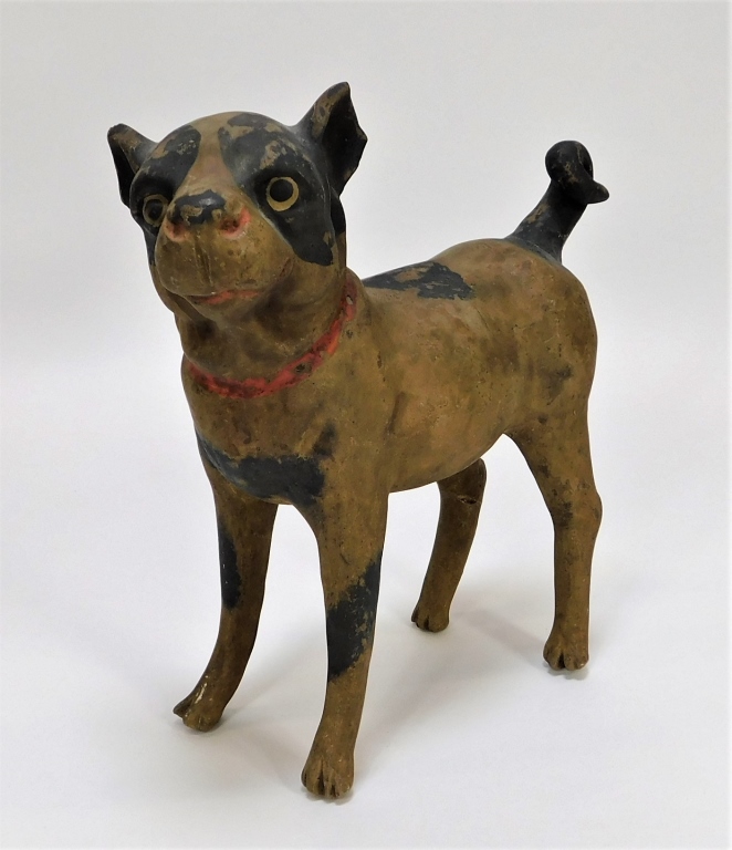 RARE LATIN AMERICAN POTTERY BOSTON TERRIER