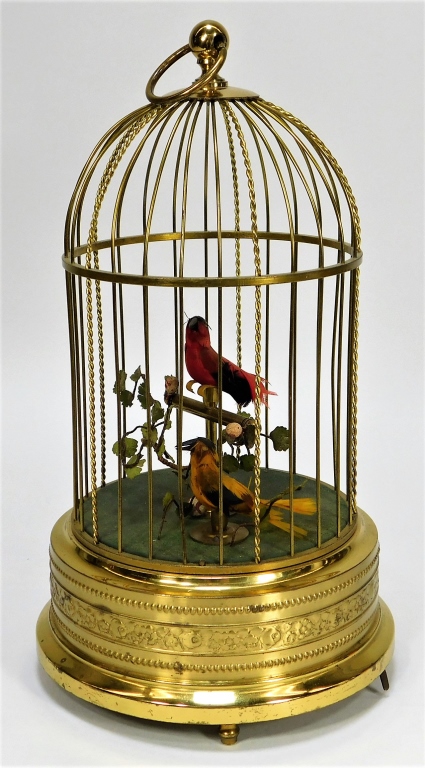 ANTIQUE GERMAN TWO BIRD SINGING