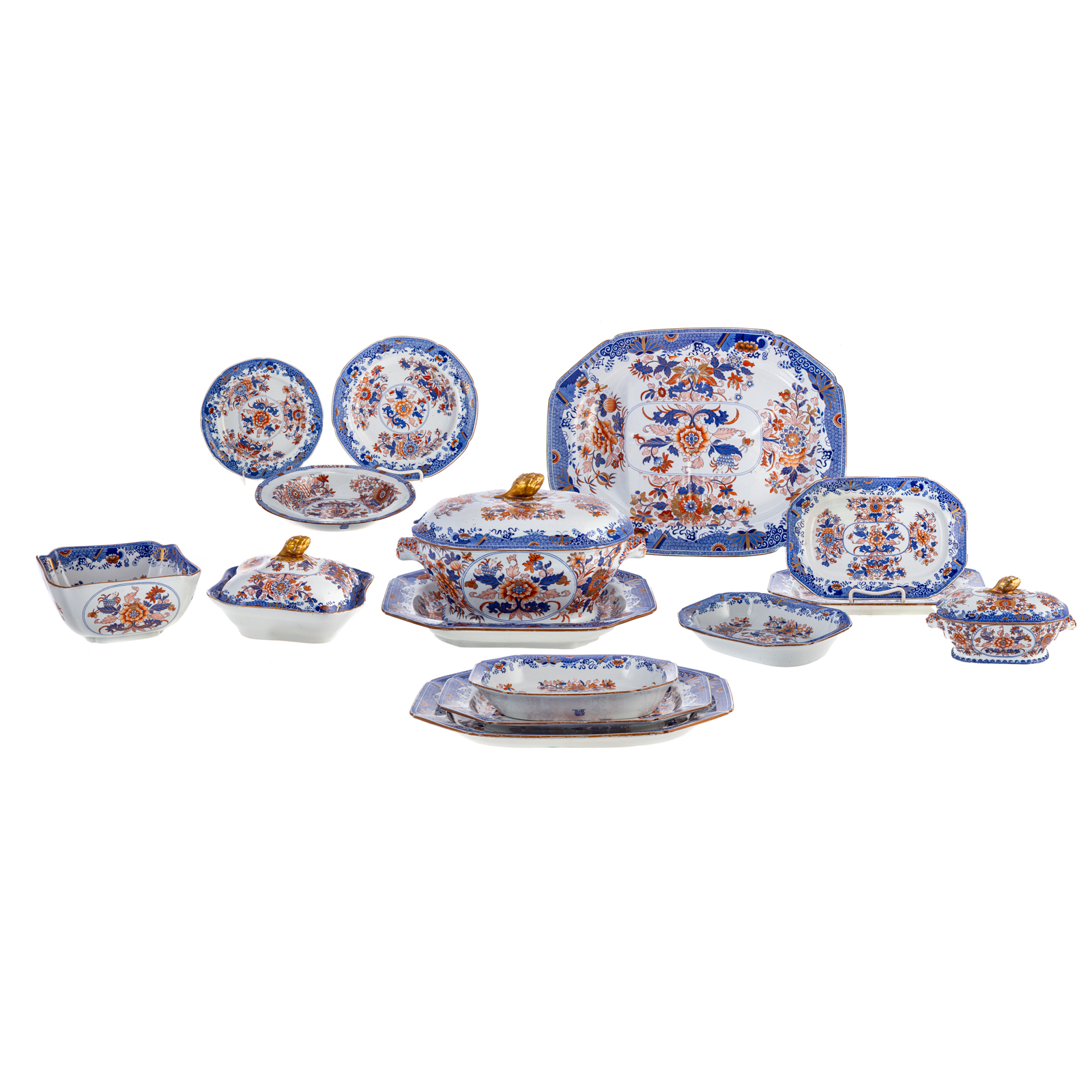 SPODE IRONSTONE PARTIAL DINNER 29dece