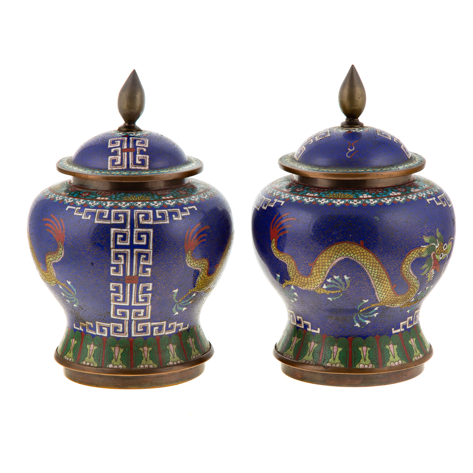 A PAIR OF CHINESE CLOISONNE ENAMEL 29ded1
