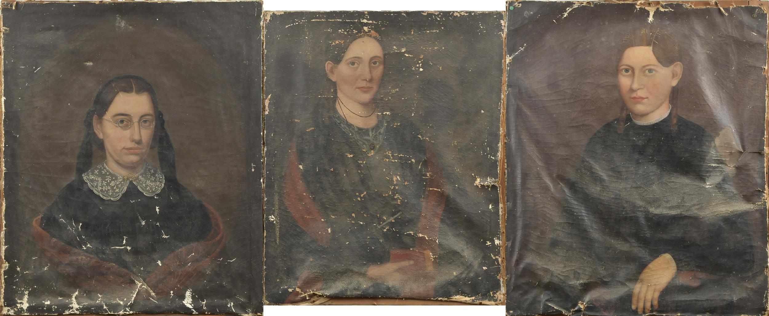 THREE 19TH C NH PORTRAITS CHARLES 29df7e