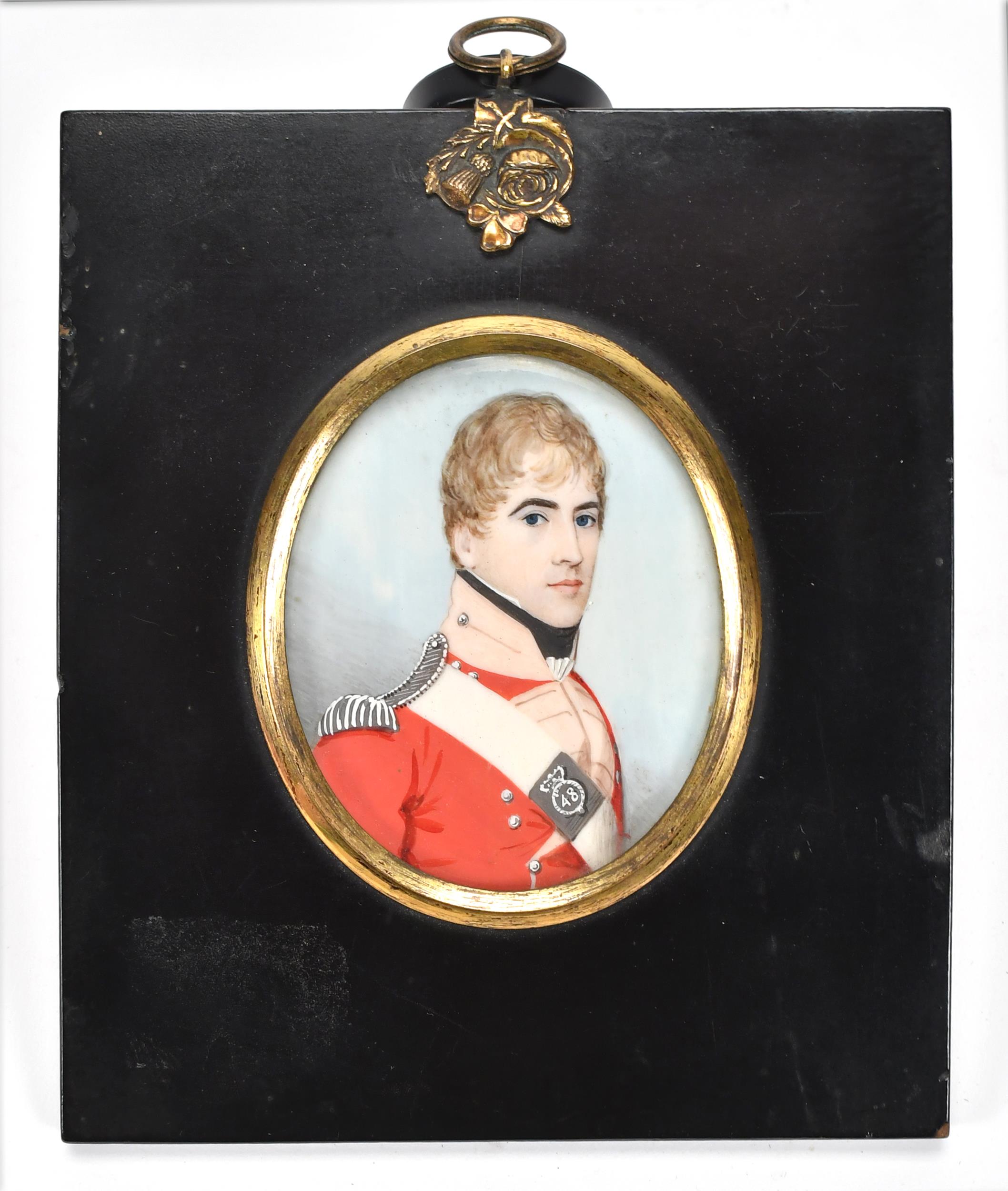 19TH C. MINIATURE PORTRAIT PAINTING,