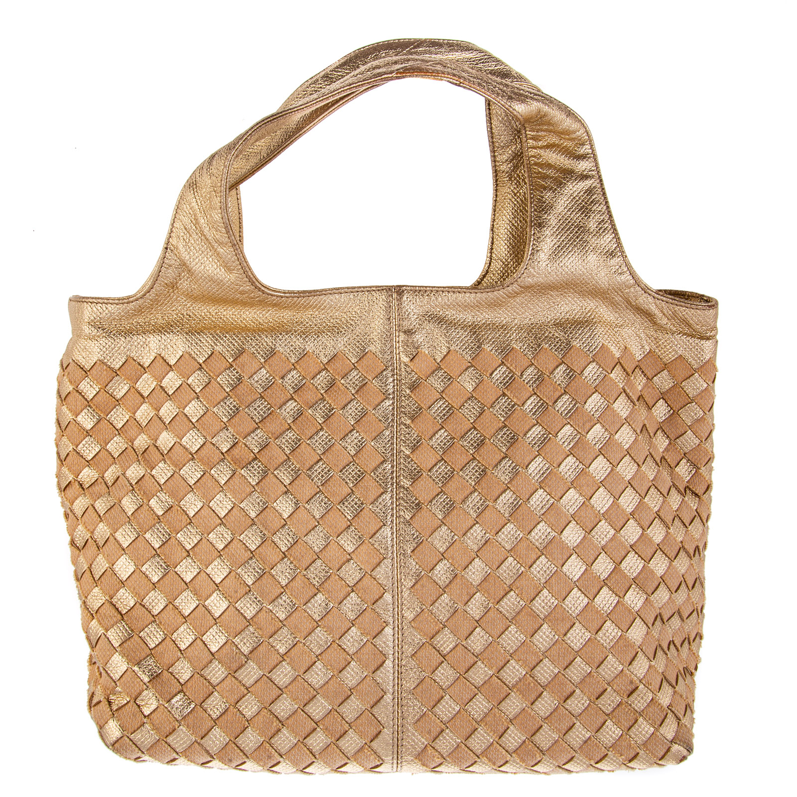 A BOTTEGA VENETA TOTE A beige and 29e057