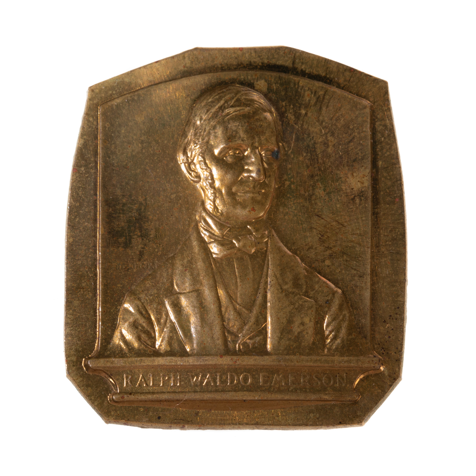 RALPH WALDO EMERSON UNIFACE BRASS