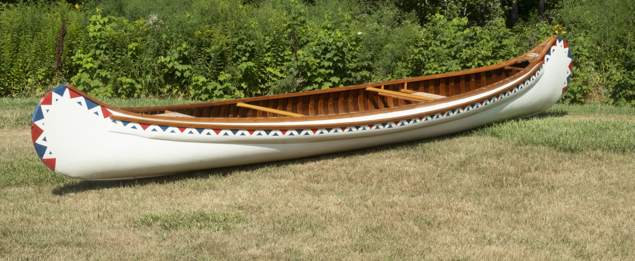 PAINTED OLD TOWN CANOE Vintage Maine