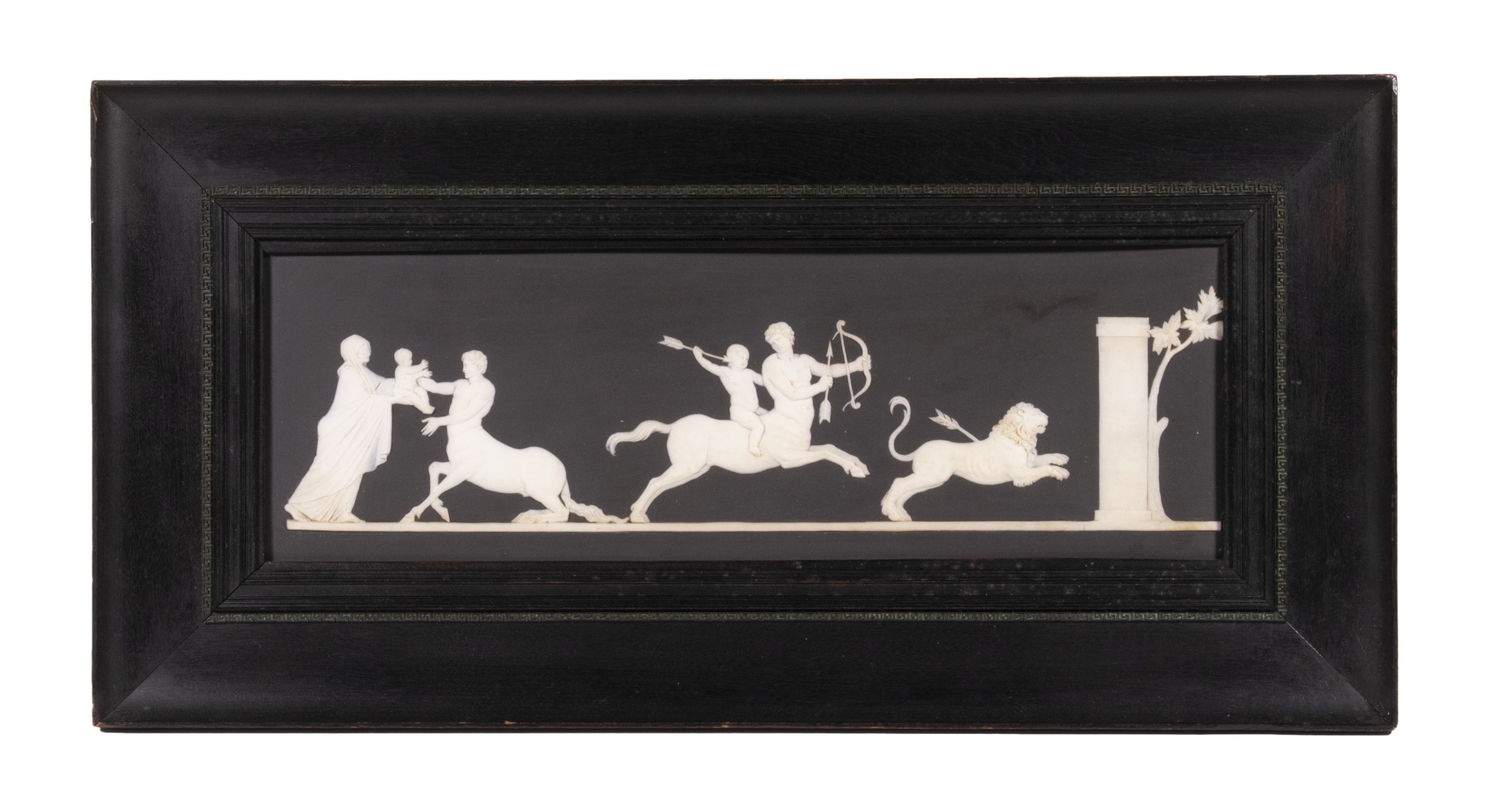 WEDGWOOD BLACK JASPERWARE PLAQUE 29e393