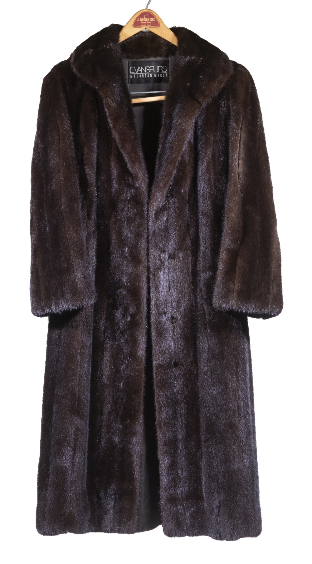 FULL-LENGTH MINK COAT Ladies' Chocolate