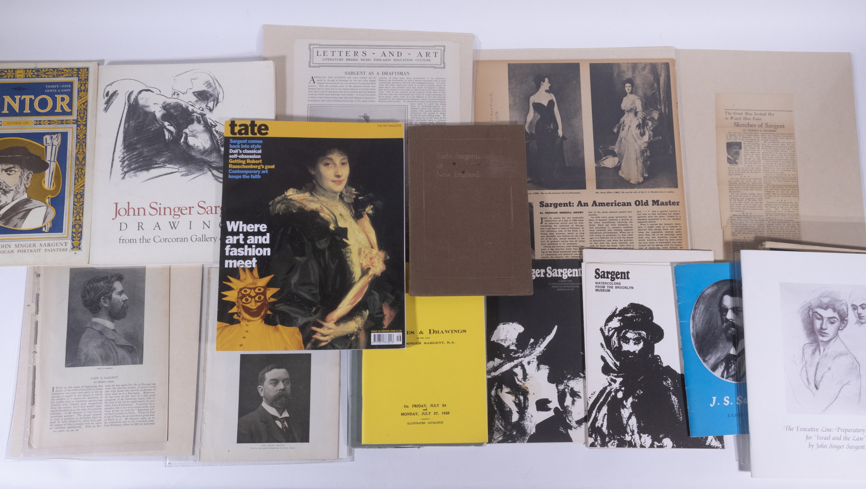 (30) PUBLICATIONS ON JOHN SINGER SARGENT