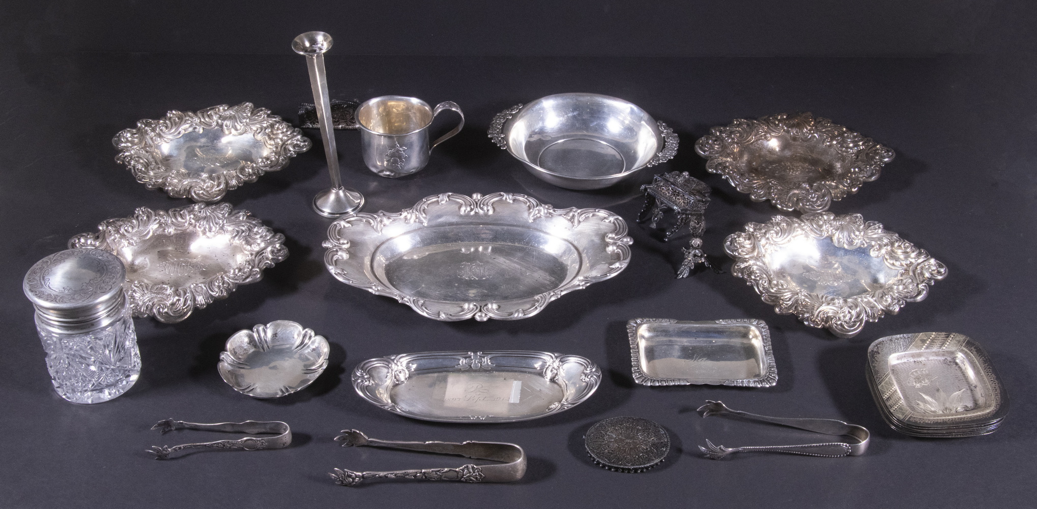  23 ASSORTED SILVER ACCESSORIES 29e415