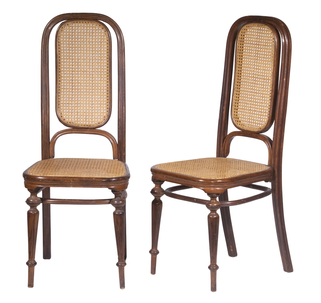 PR THONET SIDE CHAIRS Pair of Late