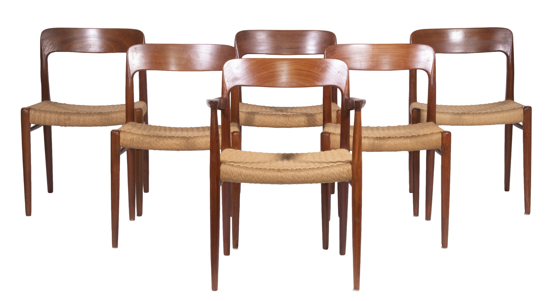 SET OF DANISH MODERN DINING CHAIRS 29e457