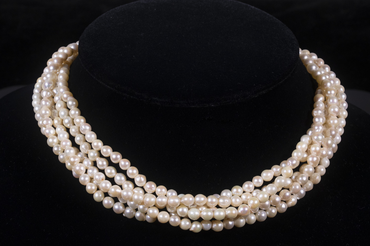 PEARL NECKLACE Five-Strand Pearl Necklace,