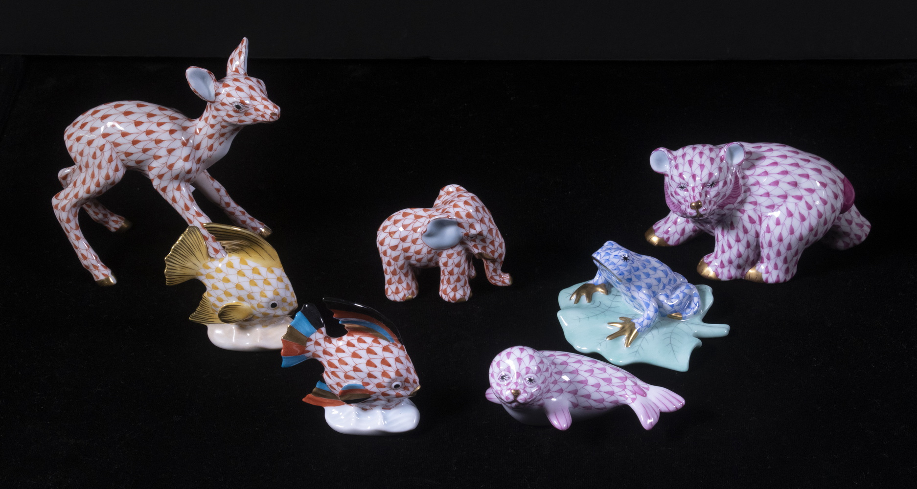 HEREND PORCELAIN ANIMALS Lot of 29e4f8