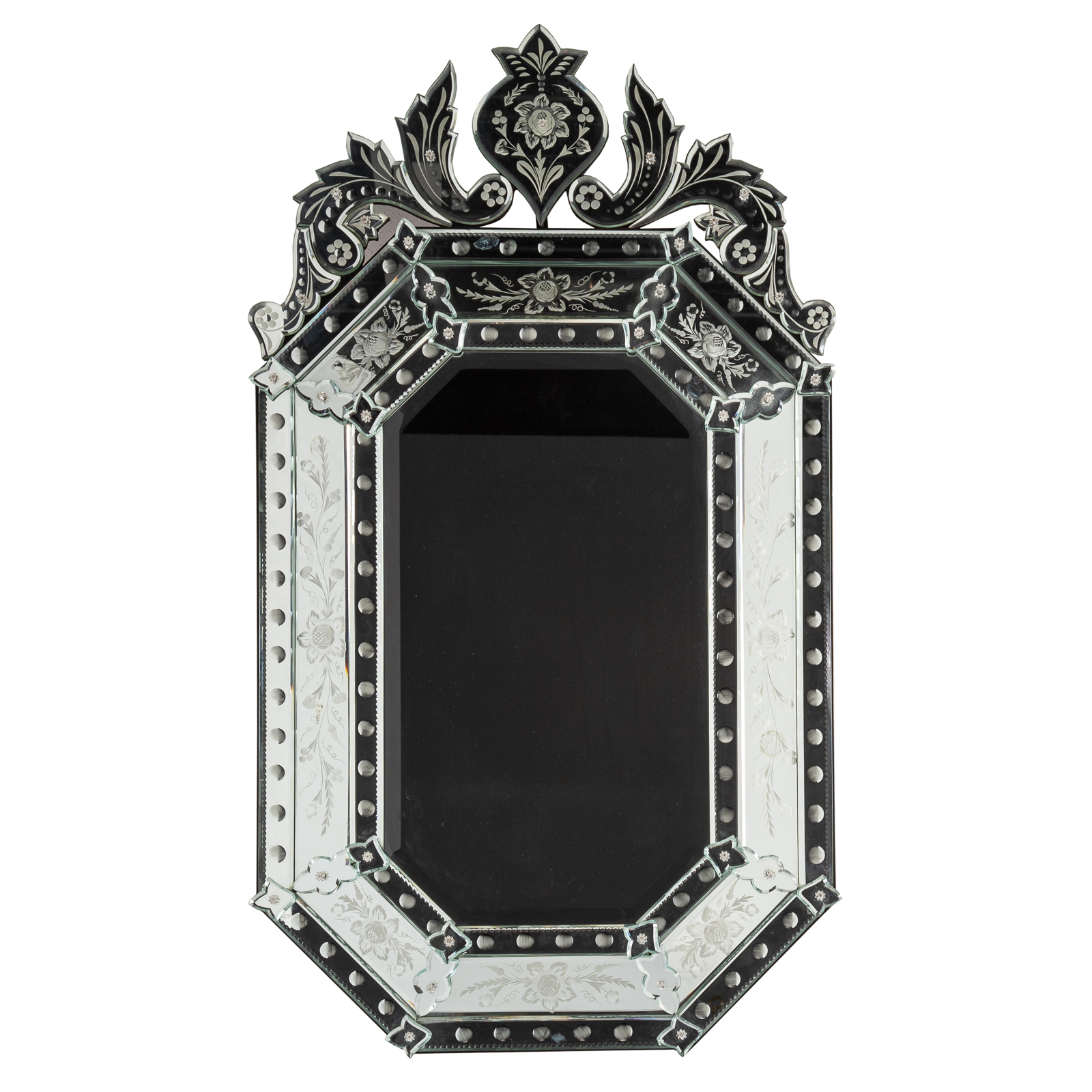 VENETIAN STYLE ETCHED GLASS MIRROR 29e52d