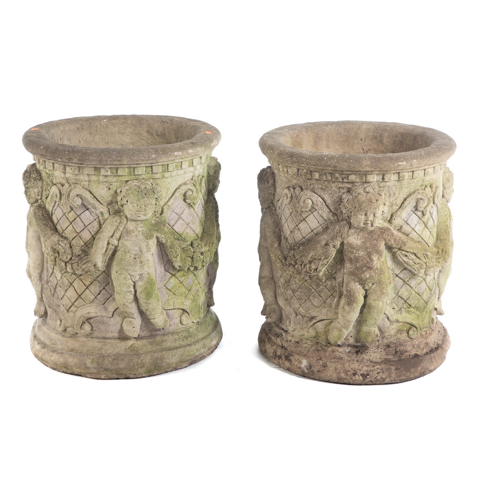 A PAIR OF CLASSICAL STYLE LARGE