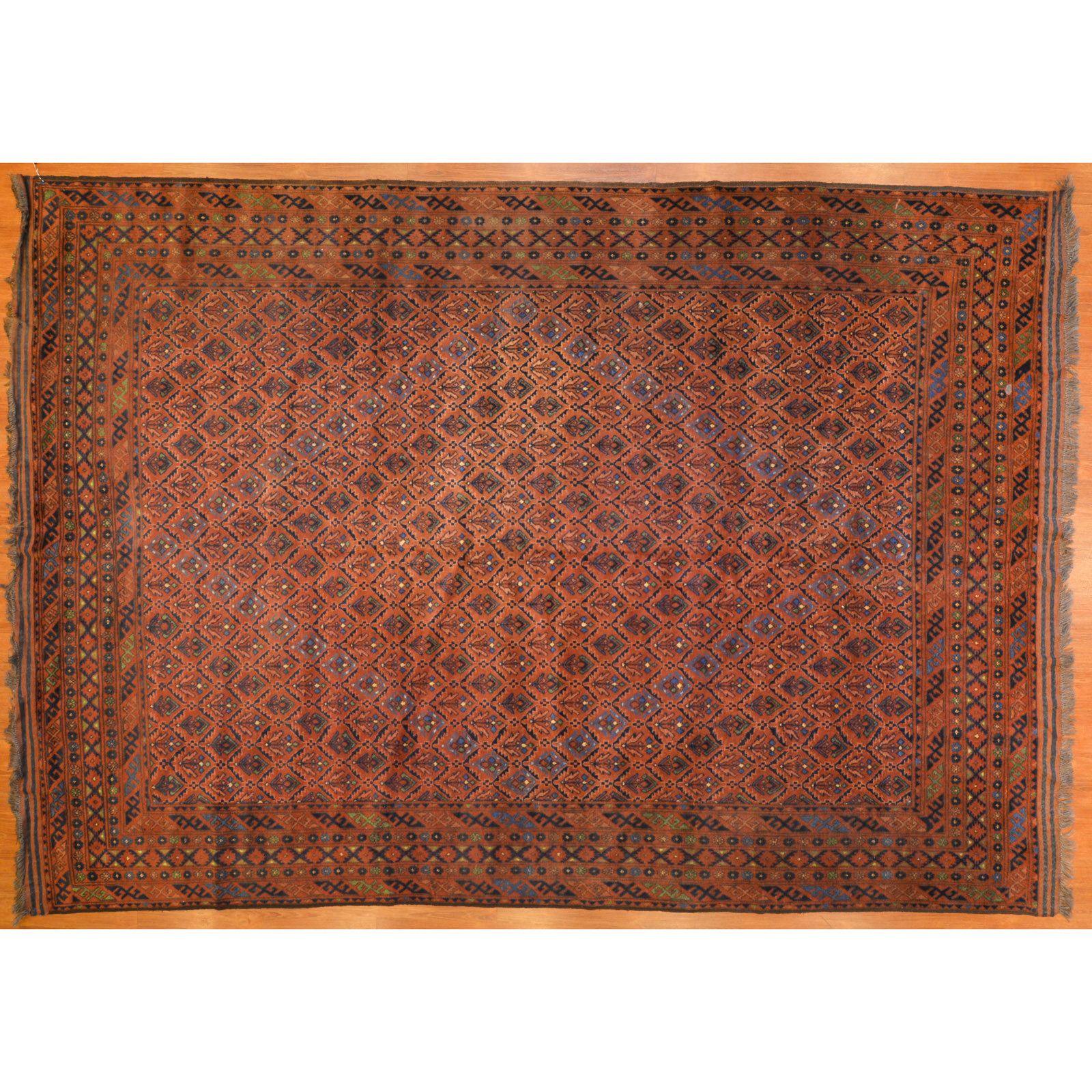 AFGHANI RUG, 8.10 X 12.3 Third