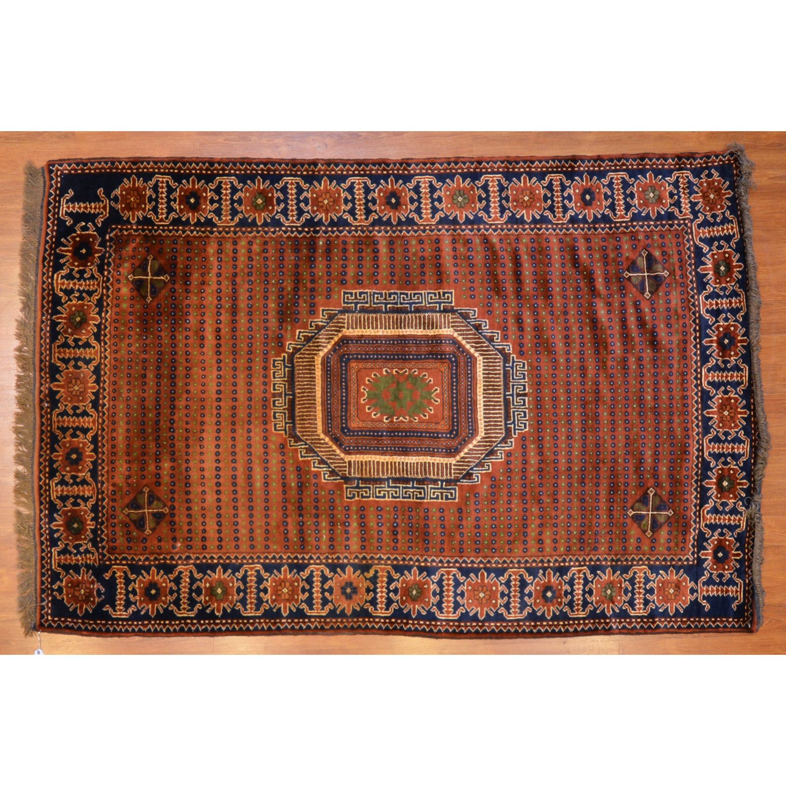 AFGHANI TRIBAL RUG, 5.2 X 8.1 Third