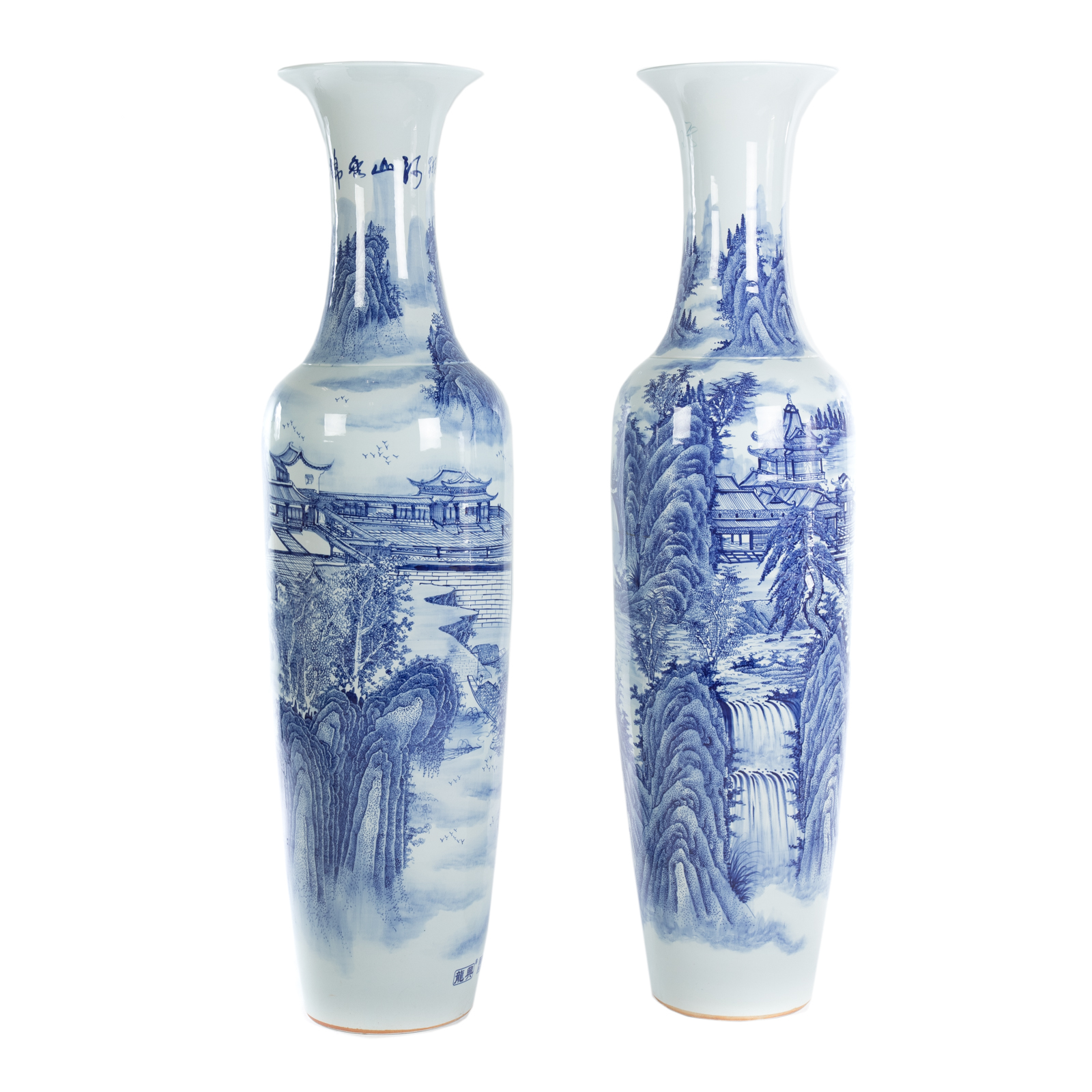 A PAIR OF CHINESE EXPORT MONUMENTAL 29e689