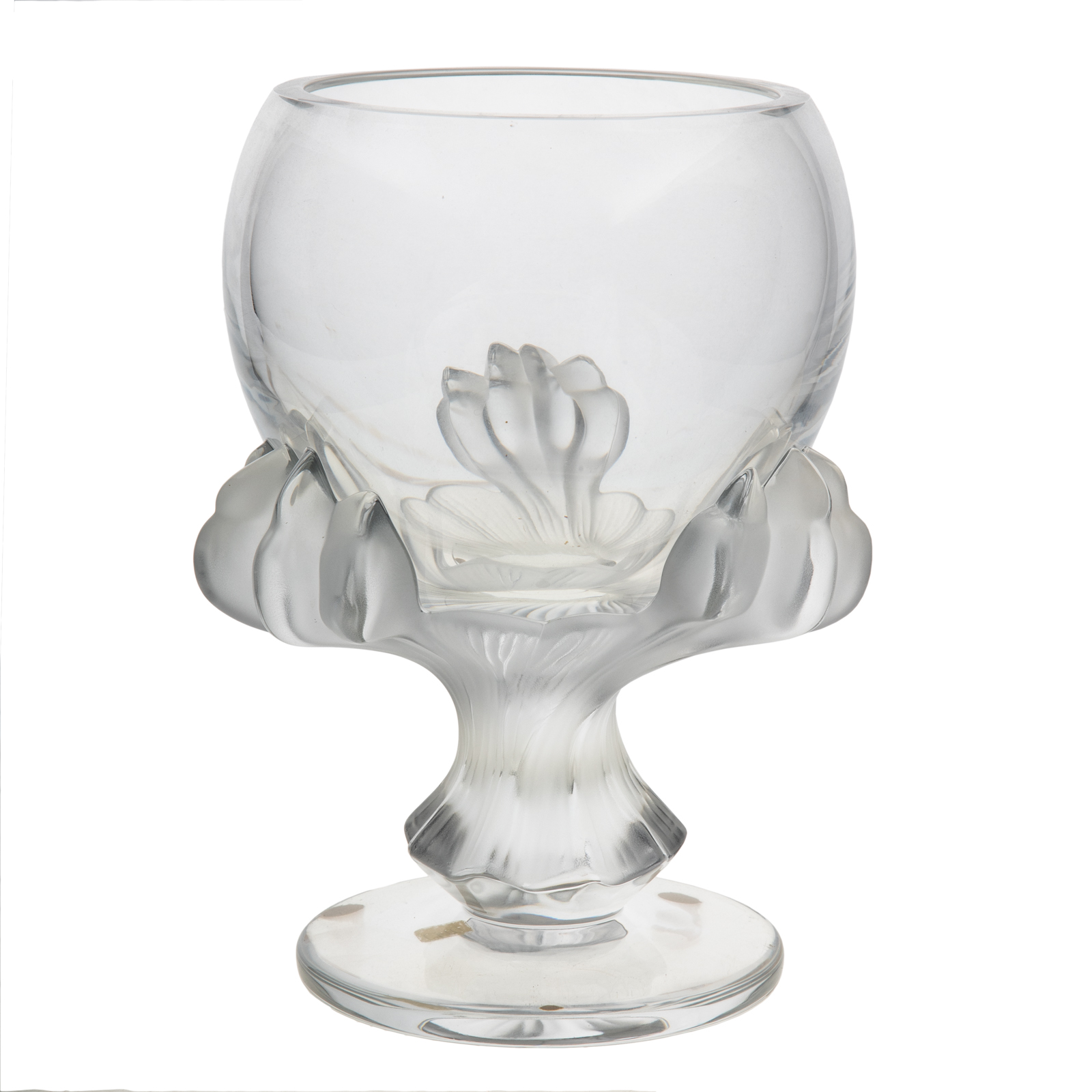 LALIQUE PARTIALLY FROSTED GLASS