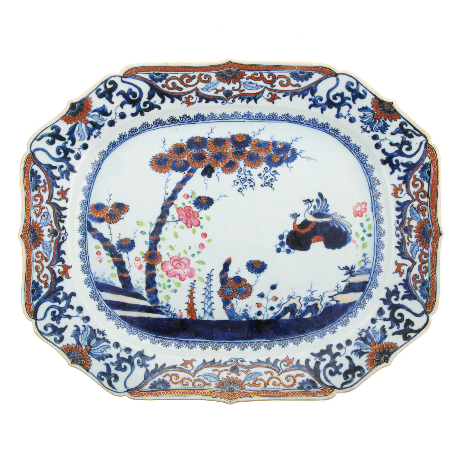 CHINESE EXPORT PLATTER WITH CARROLL 29e6a9