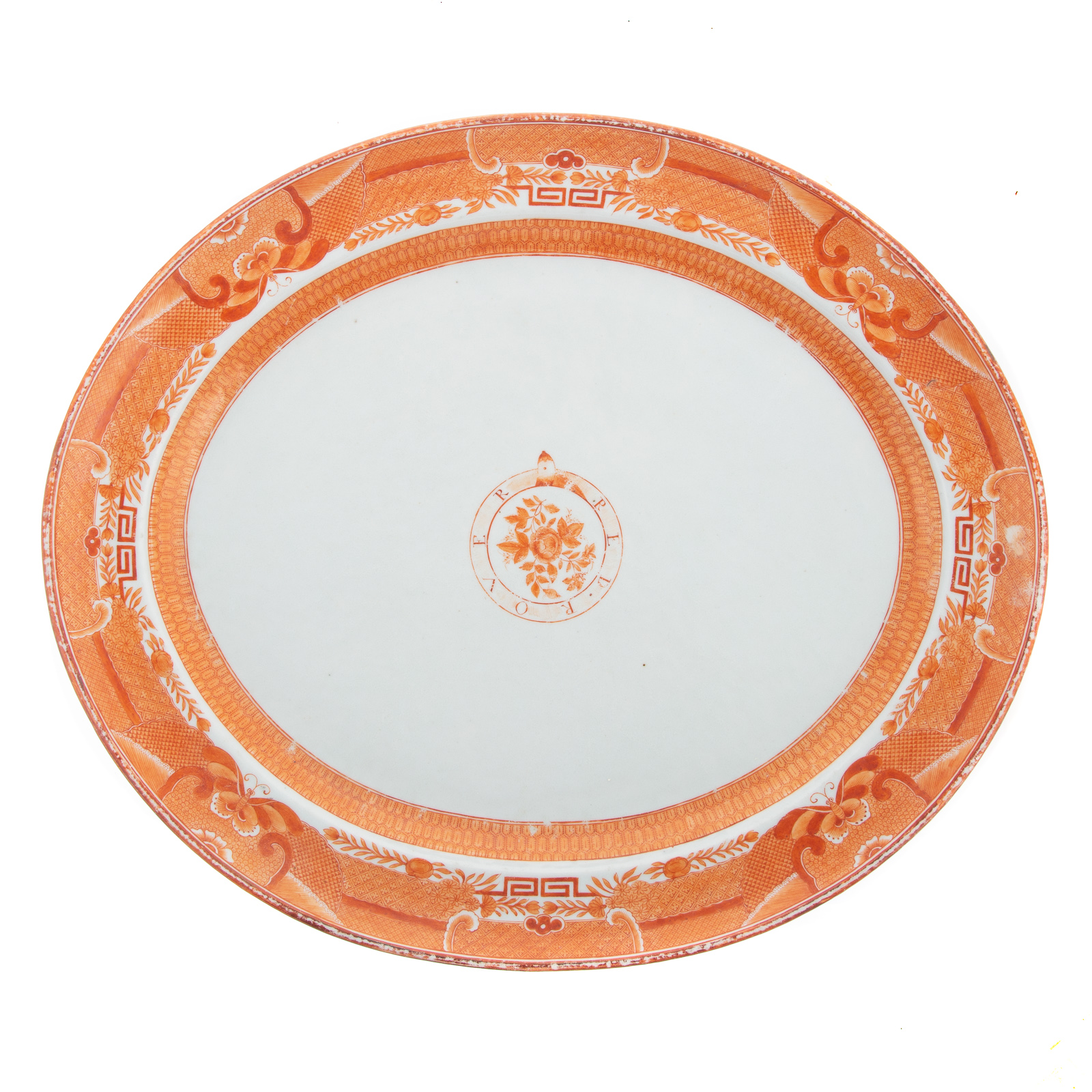 CHINESE EXPORT ORANGE FITZHUGH  29e6a6