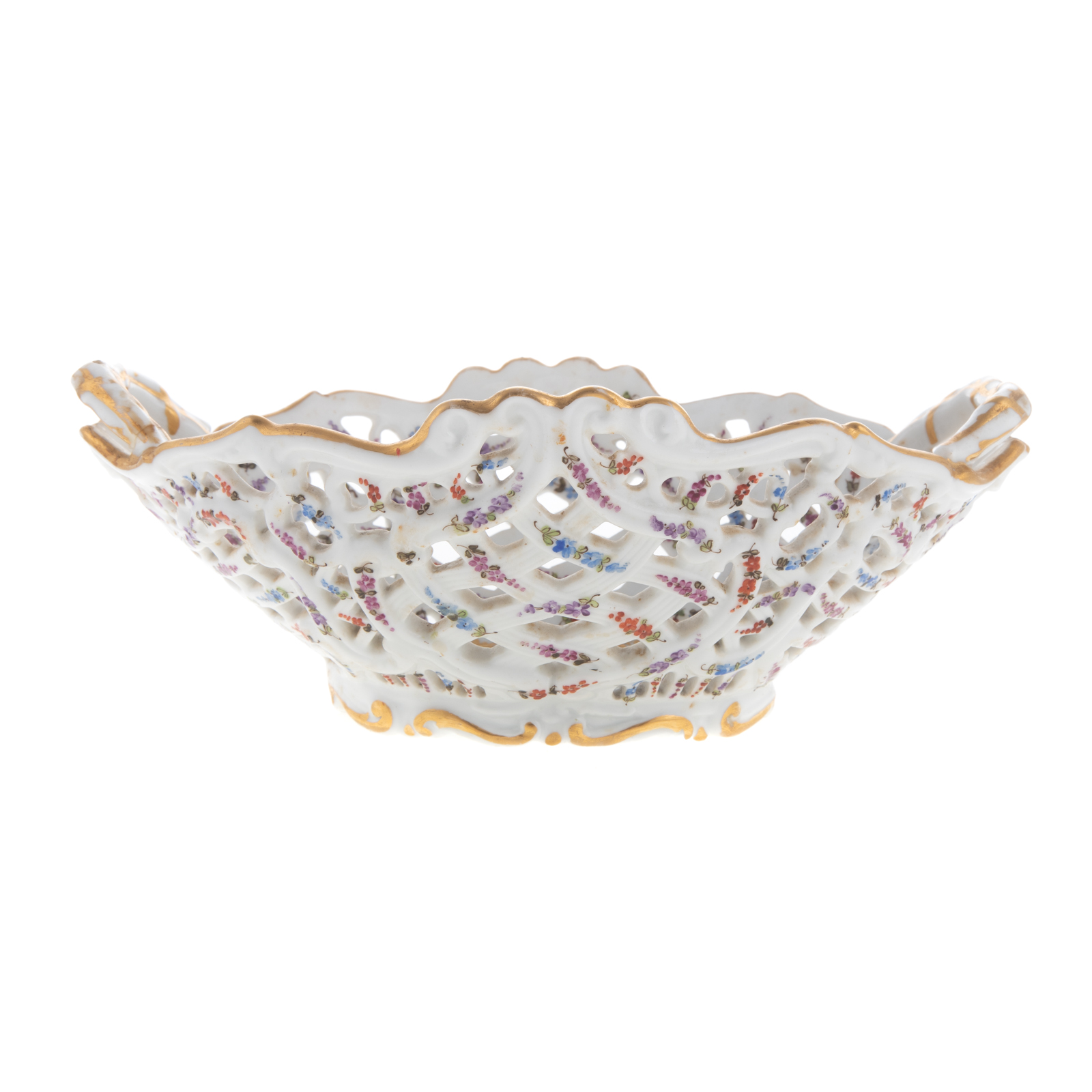 MEISSEN PORCELAIN RETICULATED BERRY 29e6b2