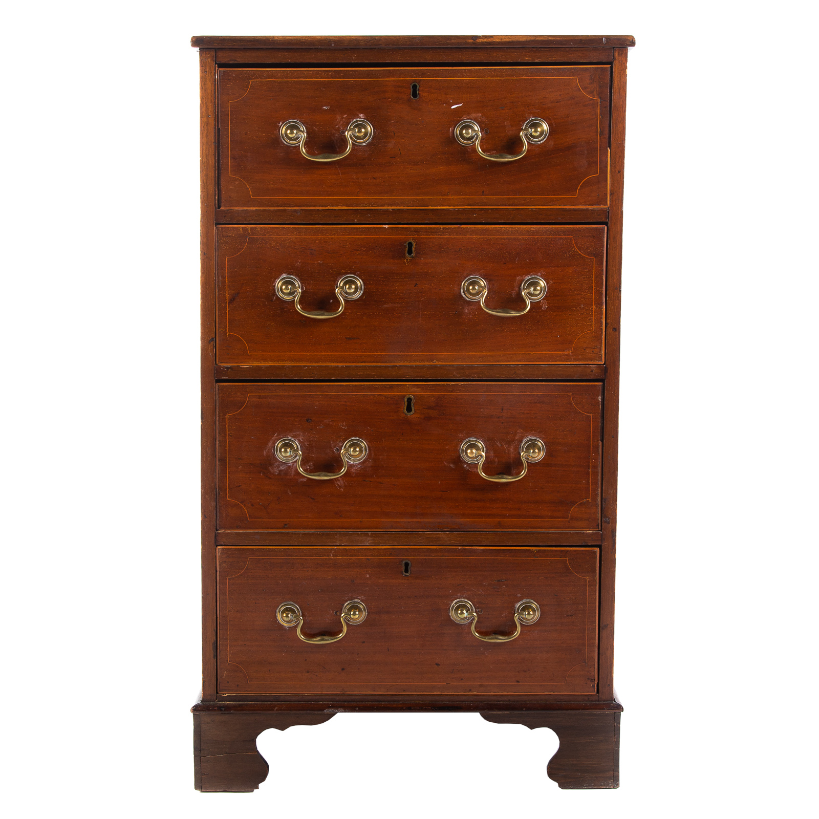 GEORGE III INLAID CHEST OF DRAWERS 29e8bd