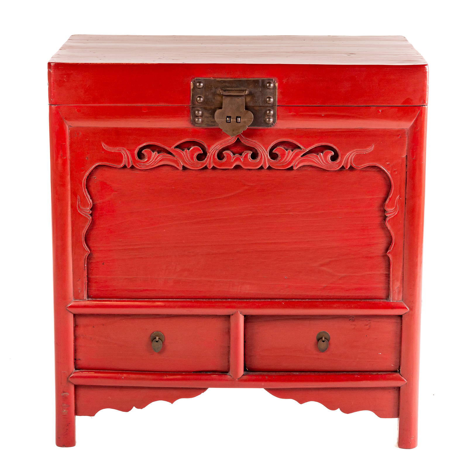 CHINESE LACQUER WOOD GARMENT CHEST