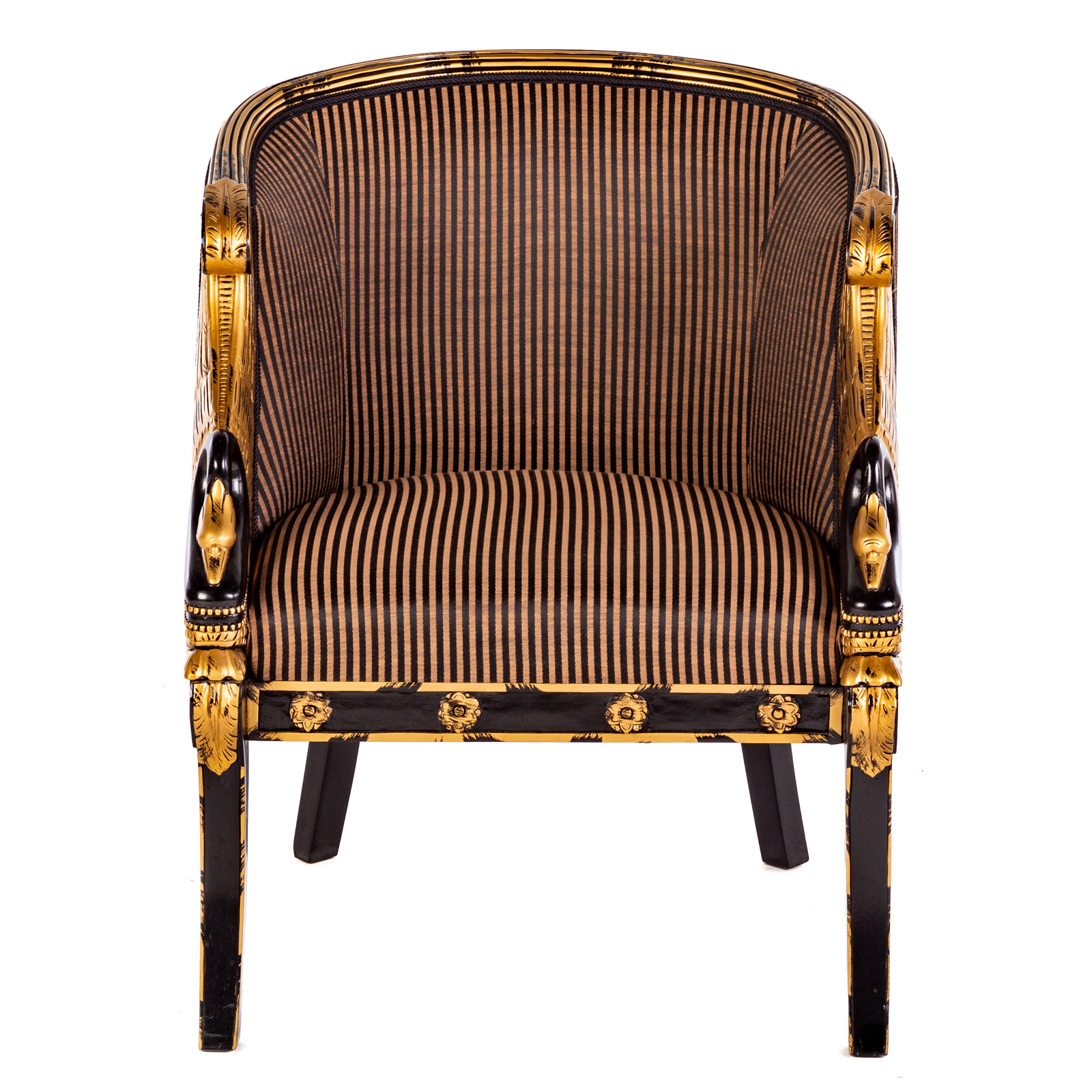 FRENCH EMPIRE STYLE TUB CHAIR 20th 29e92f