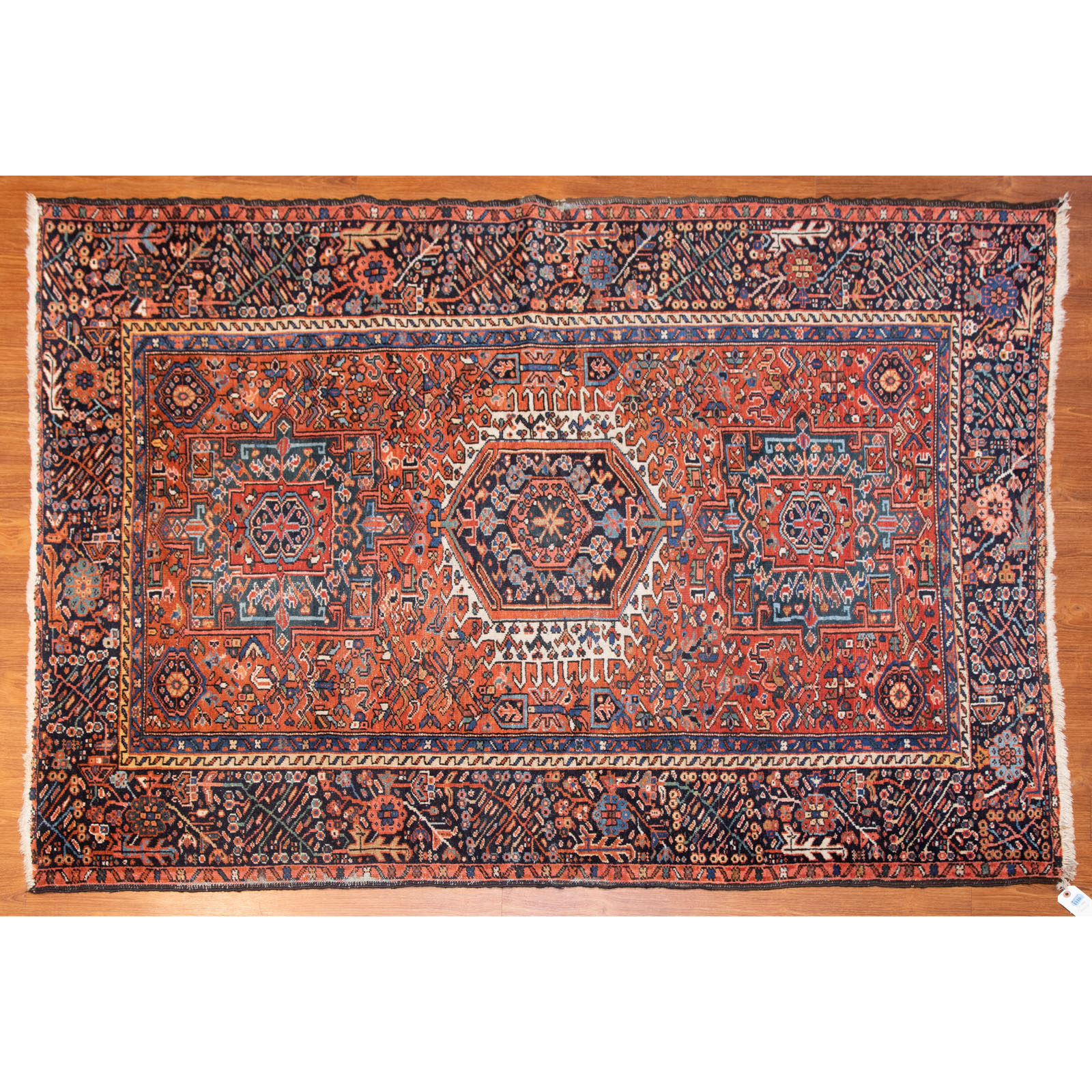 ANTIQUE KARAJA RUG PERSIA 4 9 29e953