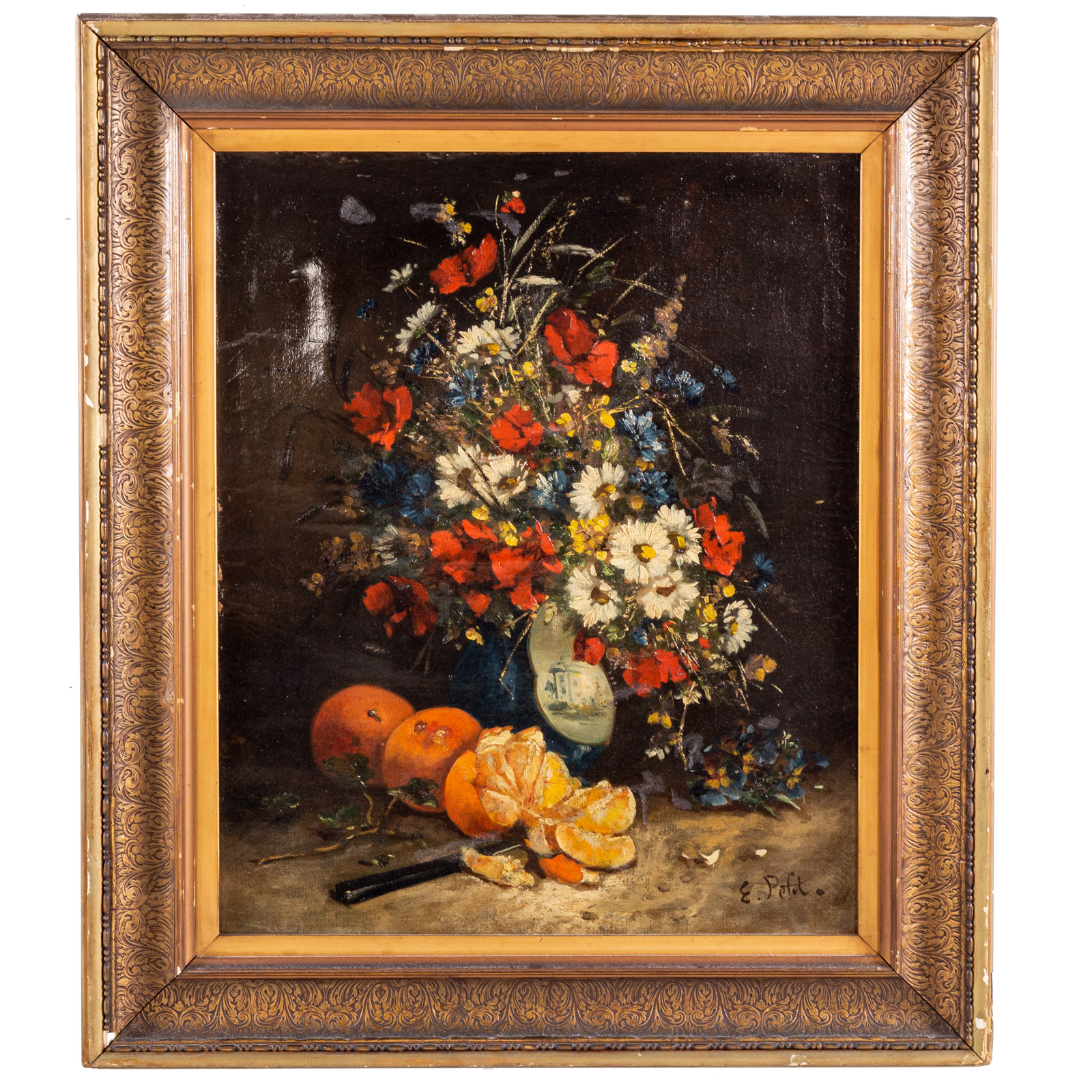 EUGENE PETIT STILL LIFE WITH FLOWERS  29e9cc